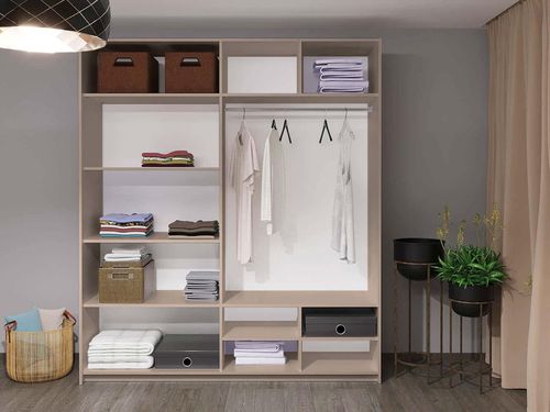 cumpără Dulap Bayro Top line Napoli 2300x2300x580 серый камень, купе în Chișinău 