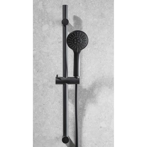 cumpără Set pentru duș kfa armatura Душевой гарнитур со штангой Moza 3 режима черный în Chișinău 