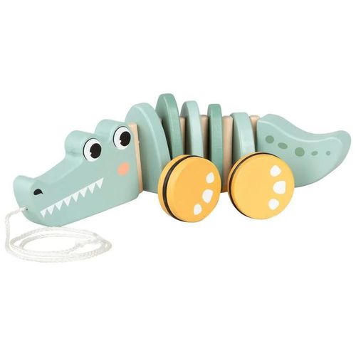 купить Игрушка каталка Premaman PJQ452-CCC-UNQ Crocodil Multicolor в Кишинёве 