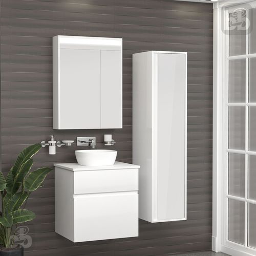 Trusa de creioane 150*40*35cm Imprese BLATNA L, agatata, alba 