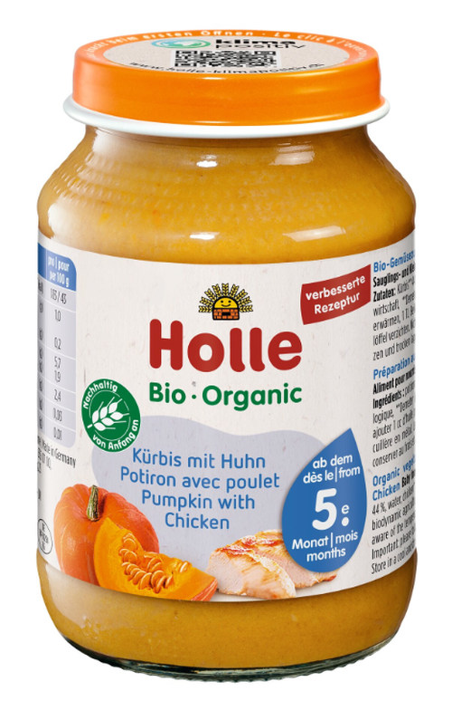 Piure Holle Bio gaina cu dovleac (5+ luni) 190 g 