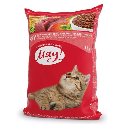 cumpără Hrană pentru animale de companie Мяу! 24396597 Sac pisici vitel 11 kg în Chișinău 