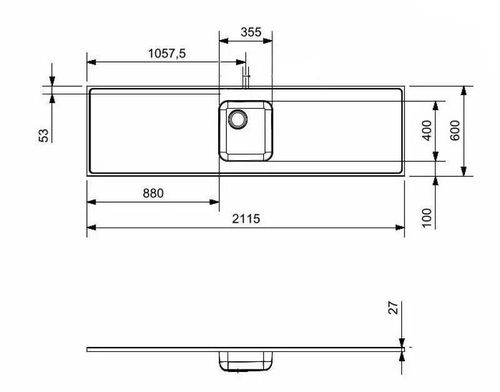 cumpără Chiuvetă bucătărie Reginox R37188 2115x600mm în Chișinău 