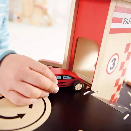 купить Машина Hape E3002 Set joc Garaj / Parcare в Кишинёве 