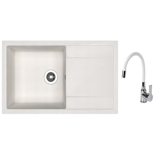 купить Мойка кухонная со смесителем Dr.Gans Techno 860 + SanDonna F 9995 alb в Кишинёве 