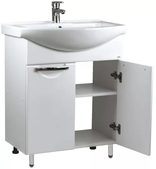 cumpără Dulap pentru lavoar Mashtab 11556 Delfin cu 2 usi 50cm Alb în Chișinău 