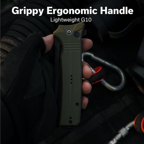 купить Нож походный Civivi C23080-3 Neurohaptic, lamă Nitro-V, G10, Button Lock в Кишинёве 