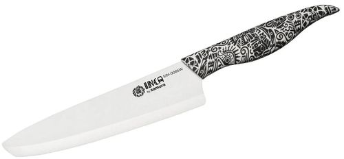 купить Нож Samura INCA Chef, lama zirconia ceramic alb 187mm (SIN-0085W) в Кишинёве 