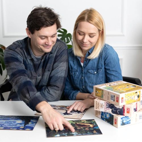 купить Головоломка Trefl 20248 Vincent van Gogh „The Starry Night”  (200 pcs) в Кишинёве 