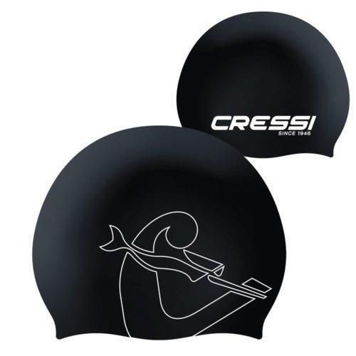 cumpără Accesoriu pentru înot Cressi-Sub Caciula inot EDDIE black/white (XDF223503) în Chișinău 