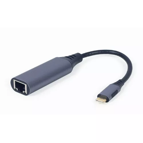 купить Gembird A-USB3C-LAN-01, USB type-C Gigabit network adapter, Space Grey в Кишинёве 