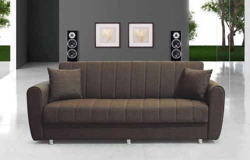 купить Диван Trendy Manes, extensibila cu lada de depozitare, 215x80x80cm, Maro в Кишинёве 
