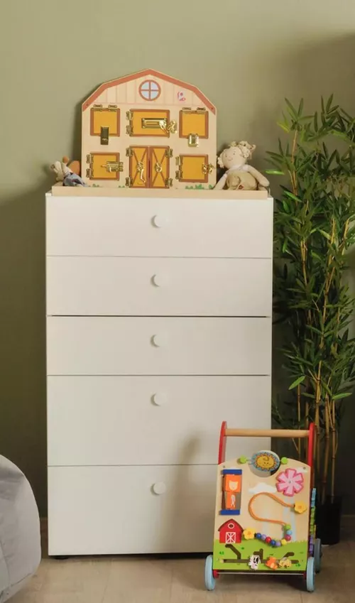 купить Комод Fabrik Home Linia клён/белый ясень в Кишинёве 