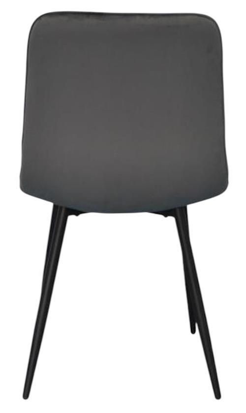 купить Комплект стол и стулья Evelin di Costacurta cтол DT-404-3B + 3 стула YTC-080B Bluvel-14 (Dark grey) в Кишинёве 