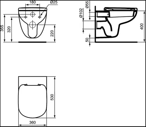 купить Унитаз Ideal Standard Tempo (T331101) в Кишинёве 