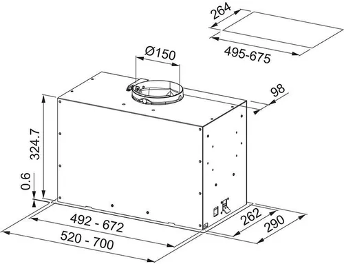 купить Вытяжка Franke 305.0665.359 FBFE XS A52 в Кишинёве 