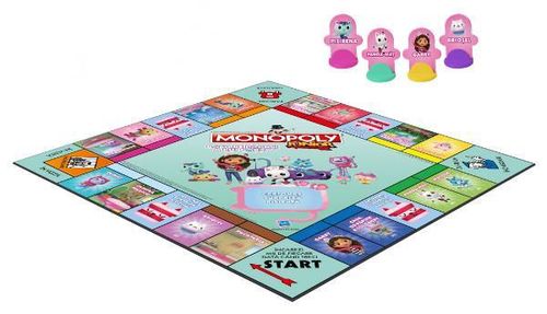 купить Настольная игра Winning Moves WM04157-ROM-6 Monopoly Junior, Gabby's Dollhouse (ro) в Кишинёве 
