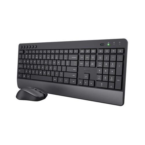 купить Клавиатура + Мышь Trust Trezo Wireless Keyboard & Mouse Set в Кишинёве 