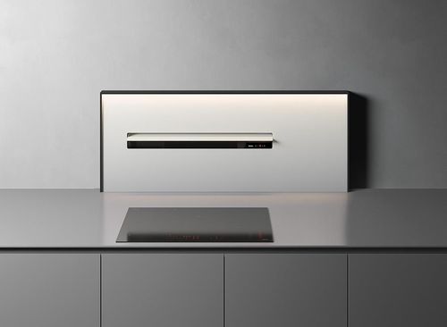 cumpără Accesoriu pentru încorporabile Falmec MODULE PANEL AIR WALL 150cm LEFT White Glass Black PROFILE în Chișinău 