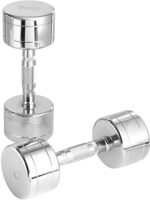 купить Гантель LiveUp 49388 Gantere Chrome Dumbbell 7.0kg, MDPO2017/07/SR в Кишинёве 