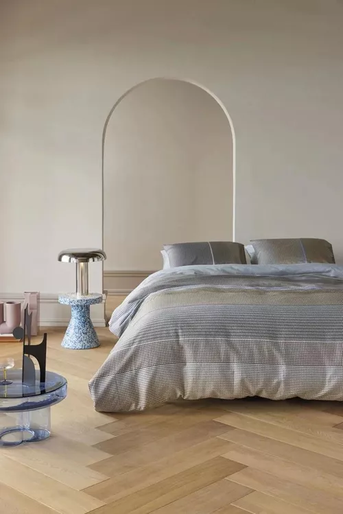 cumpără Lenjerie de pat Beddinghouse 332902 Kardol Charlottesville Blu.Grey 200x200/220 Blu.Grey în Chișinău 