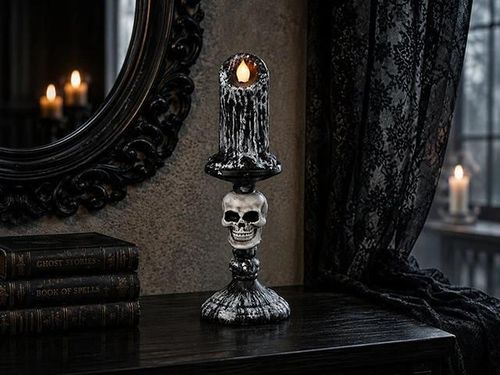 купить Декор Promstore 58291 Lumanare-sfesnic LED 9x26cm Halloween в Кишинёве 