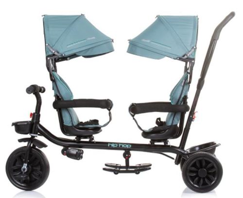 купить Велосипед-коляска Chipolino TRKHH0234AL Hip Hop aloe для близнецов в Кишинёве 