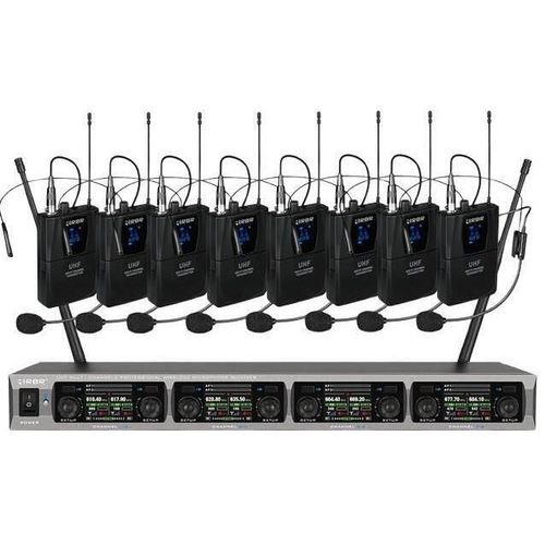 cumpără Microfon RBR BM-7078 8B Sistem Wireless UHF 8 Headset în Chișinău 