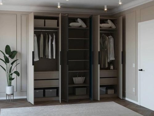 cumpără Dulap Bayro Modena 2700x2400x530 серый камень în Chișinău 