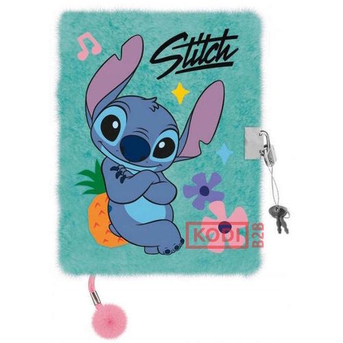 cumpără Carnet Promstore 56810 Agenda cu lacat A5, 96 foi, Stitch Mint Aloha, coperta plus în Chișinău 