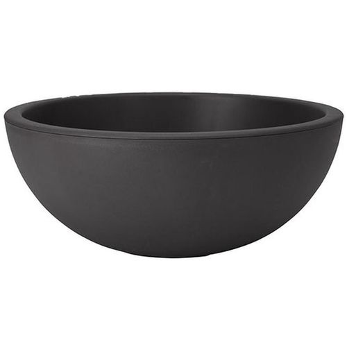 cumpără Decor pentru grădină ProGarden 50664 Вазон для цветов пластик Полусфера D40, H16cm, антрацит în Chișinău 