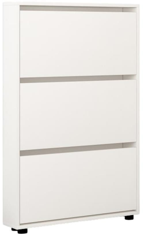 купить Полка для обуви Mobildor-Lux Leo Slim 50x16x125H cm White в Кишинёве 