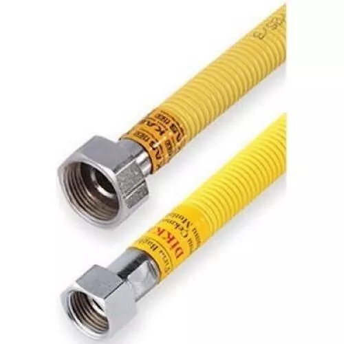 купить Шланг высокого давления KAS 39505 Furtun pentru gaz D.1/2" FE/FI L=150cm в Кишинёве 