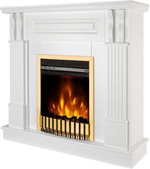 купить Камин электрический ArtFlame Veronix & Gala Gold, 1000x1050x300mm, Alb в Кишинёве 