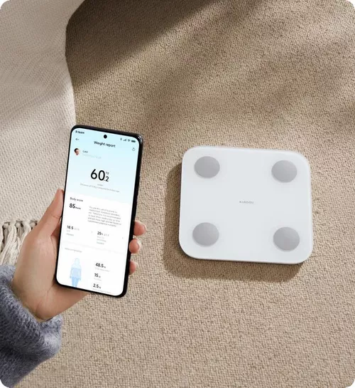 cumpără Cântar de podea Xiaomi Mi Body Composition Scale S400 în Chișinău 