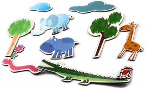 купить Игрушка Momki MK056M Набор Магнитный Мир Джунглей в Кишинёве 