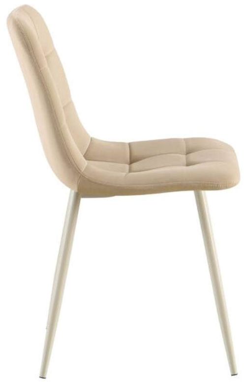 cumpără Scaun Interdepo TED Grey, Beige Velvet 20A17GRY-06 în Chișinău 