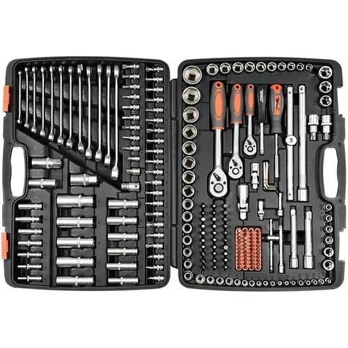 купить Набор головок, бит, насадок Sthor 58691 Trusa chei cu antrenor 1/2",216elem. в Кишинёве 