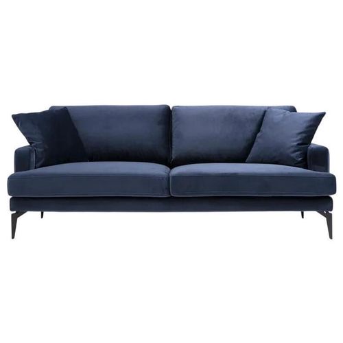 cumpără Canapea Trendy Papira Bleumarin, 90x88x205cm (3 locuri) în Chișinău 