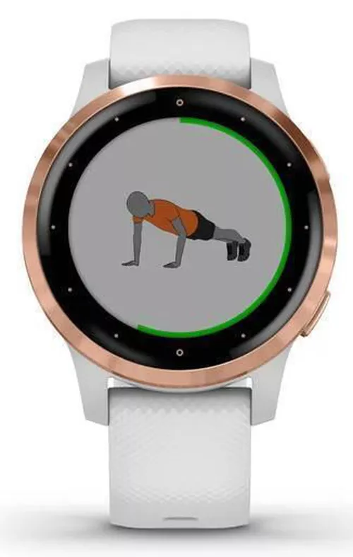 купить Фитнес-трекер Garmin Vivoactive 4S White/Rose Gold E.EU (010-02172-23) в Кишинёве 