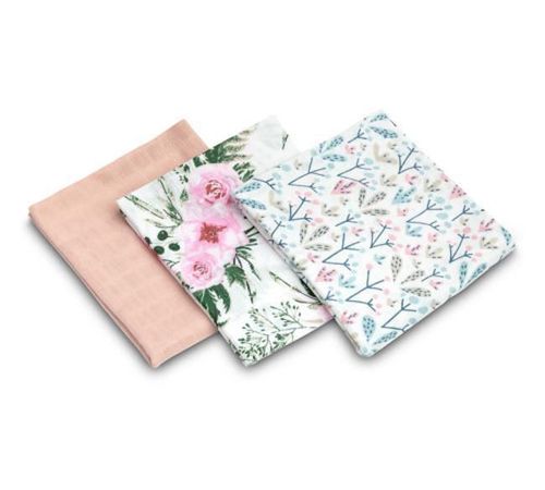 купить Аксессуар для пеленания Sensillo 09910 Пеленки муслин 3pack Pink в Кишинёве 