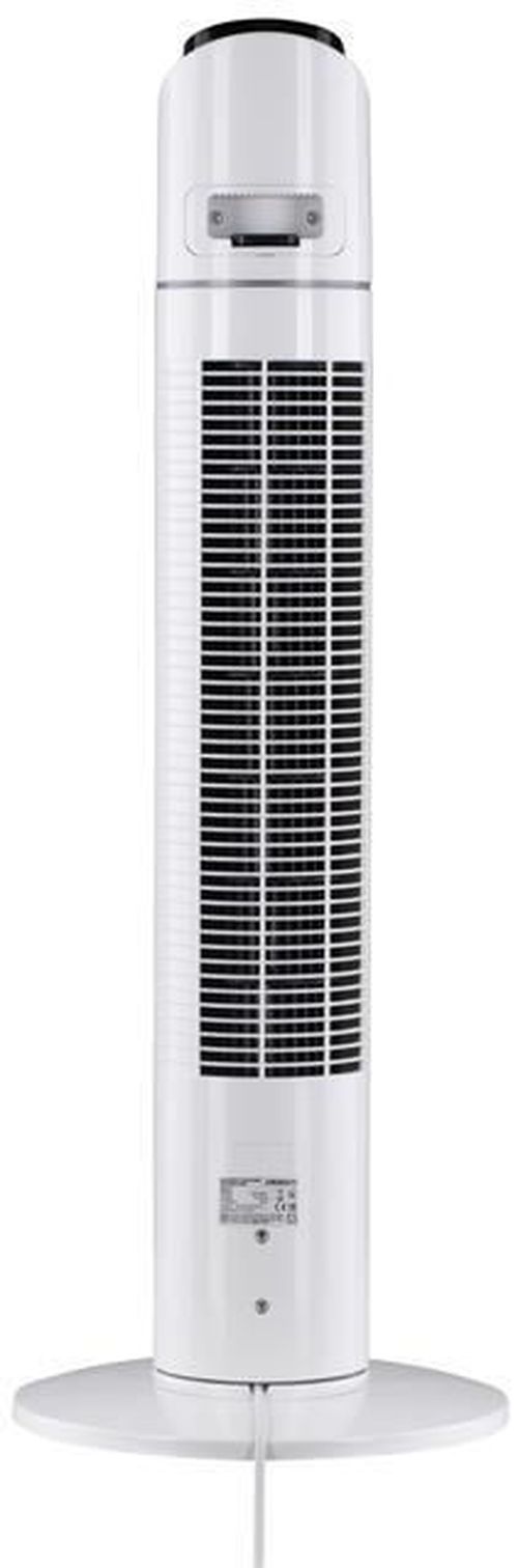 cumpără Ventilator de podea Ardesto FNT-R36X1W колонного типа, высота 90 см, дисплей, таймер, пульт ДУ, металлик în Chișinău 