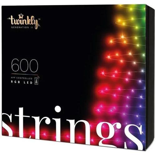 купить Гирлянда Twinkly TWS600STP-BEU Strings RGB 600, Gen II, 48м в Кишинёве 