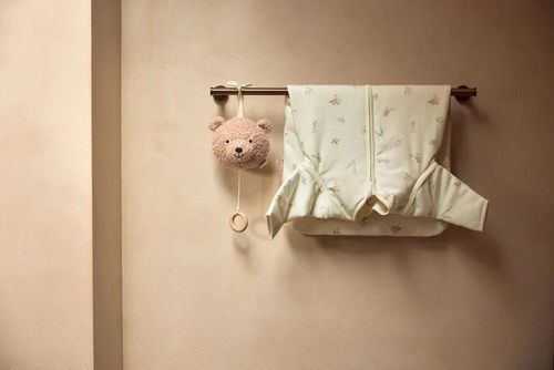 cumpără Jucărie cu pandantiv Jollein 043-001-68063 Teddy Bear Wild Rose (muzicala) în Chișinău 