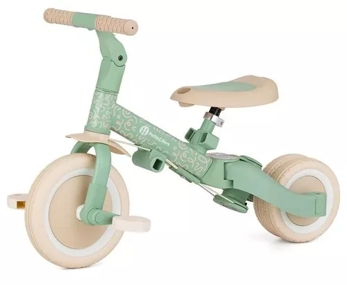 купить Велосипед-коляска Petite&Mars 613480 Tricicleta evolutiva 5in1 Turbo Limited Edition Green Twist в Кишинёве 