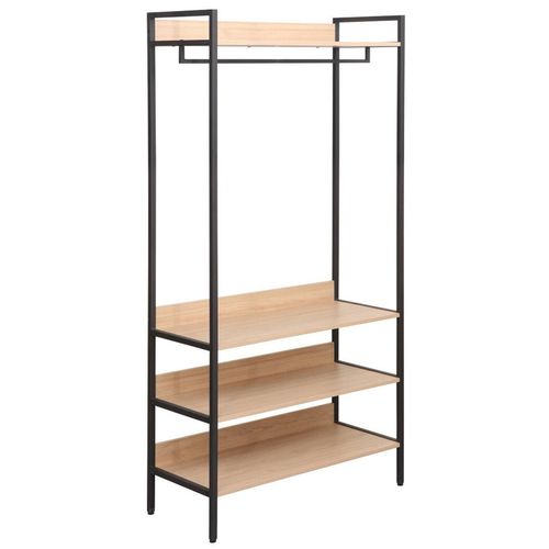 купить Вешалка для одежды Deco Portant Haine Capitol 4 nivele 840x400xH1800 Stejar M37/Black в Кишинёве 