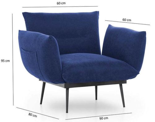 cumpără Fotoliu Trendy Jax Solo-Bleumarin GR125 în Chișinău 