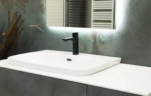 cumpără Baterie lavoar Mat|eco Aleo черный-мат în Chișinău 