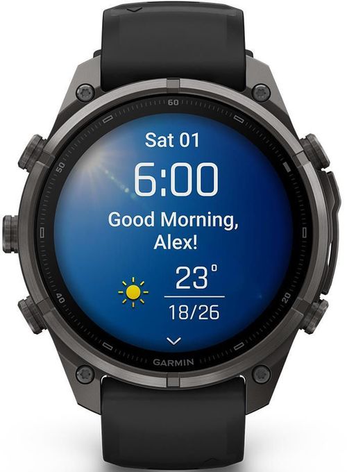 cumpără Ceas inteligent Garmin Fenix 9 Pro, 47mm, CrbnGryDLCTi,Bk/Pb bnd (010-04336-16) în Chișinău 
