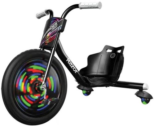 купить Детский карт Razor 20073395 RipRider 360 Lightshow, Black в Кишинёве 